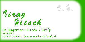 virag hitsch business card